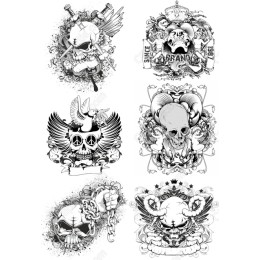 Edgy Skull Bundle - and Files
