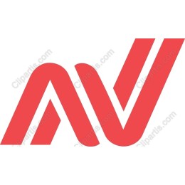 Dynamic Red Lettermark Logo in