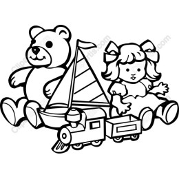 Whimsical Teddy Bear and Toy Adventure
