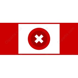 Red Circular Cross
