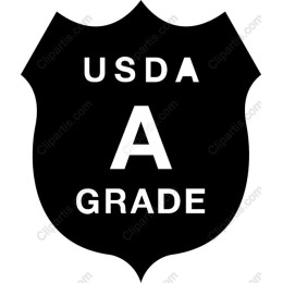 USDA A Grade Badge
