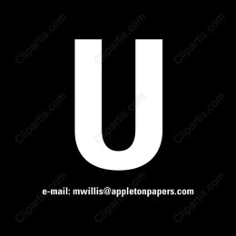 Minimalist Bold Letter U