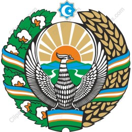 Uzbekistan Coat of Arms Elegant