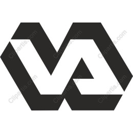Modern Geometric VA Logo