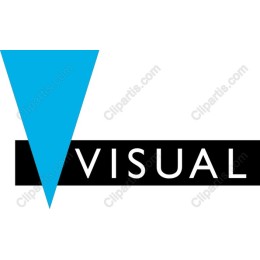 Geometric Blue Triangle