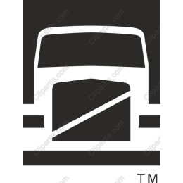 Modern Minimalist Truck Icon
