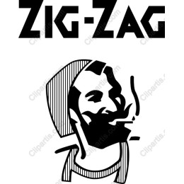 Zig-Zag Retro Bearded Man