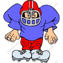 Cartoon Football Player