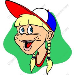 Cheerful Girl in Cap