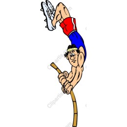 Dynamic Pole Vault Athlete