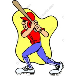 Energetic Baseball Player