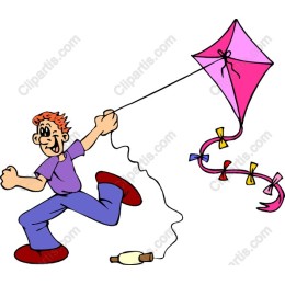 Cheerful Kite Flyer