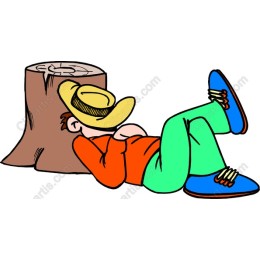 Charming Young Boy Relaxing