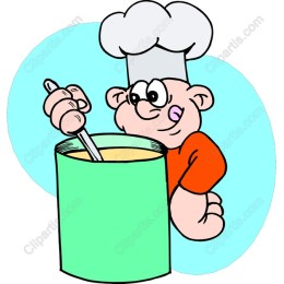Adorable Cartoon Chef Boy
