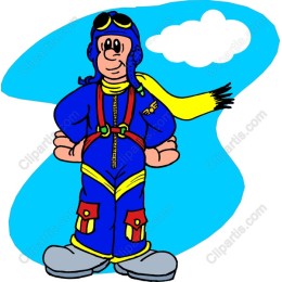 Cheerful Aviator
