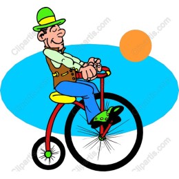 Vintage Bicycle Rider