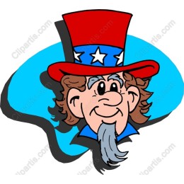 Cheerful Americana Cartoon