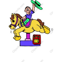Cheerful Carousel Horse