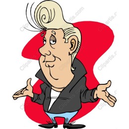 1950s Retro Pompadour Character