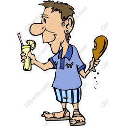 Summer Vibes Cartoon Man