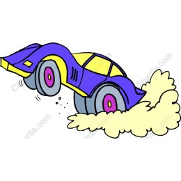 Dynamic Cartoon Car