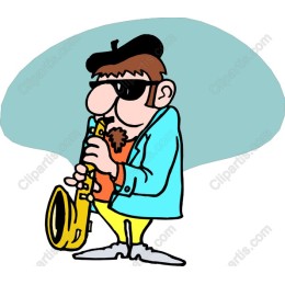 Retro Saxophonist