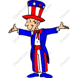Patriotic Uncle Sam