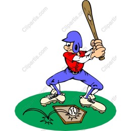 Dynamic Young Baseball Player