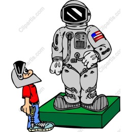 Whimsical Astronaut Adventure