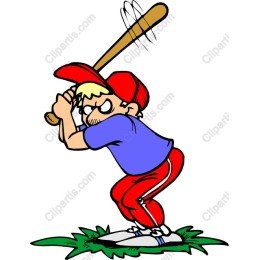 Dynamic Young Baseball Player