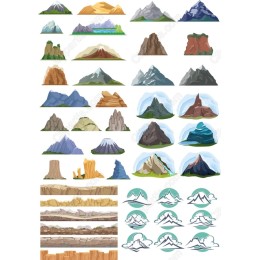 Mountain Set: Majestic Landscape