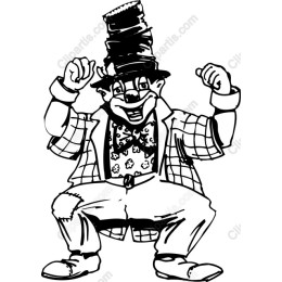 Joyful Clown Character