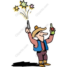 Celebratory Cowboy
