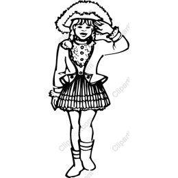 Whimsical Winter Girl