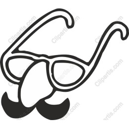 Funny Glasses and Mustache