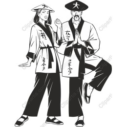 Elegant Japanese Cultural Duo