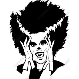 Expressive Character with Bold Hair