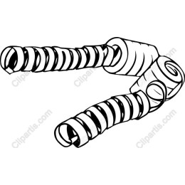 Elegant Spiraled Ribbon