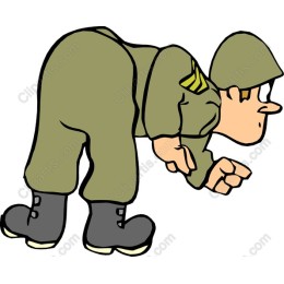 Playful Cartoon Soldier