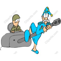 Humorous Wizard on Tank