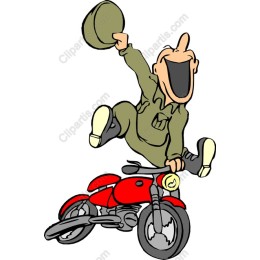 Joyful Motorcycle Adventure