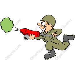Cheerful Soldier Action
