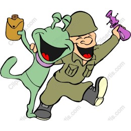 Joyful Soldier and Alien Friendship