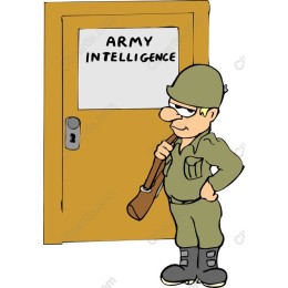 Quirky Soldier at Army Intelligence