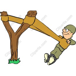 Playful Soldier Slingshot