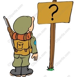 Curious Soldier at a Crossroads