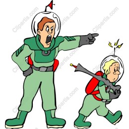 Playful Space Characters