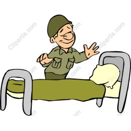 Cheerful Soldier Bed