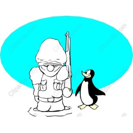 Charming Snowman & Penguin Winter