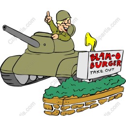 Blam-O Burger Tank